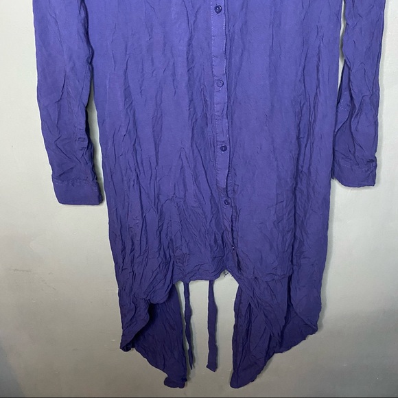 Umgee Button-up Shirt Dress / Tunic - Picture 3 of 10